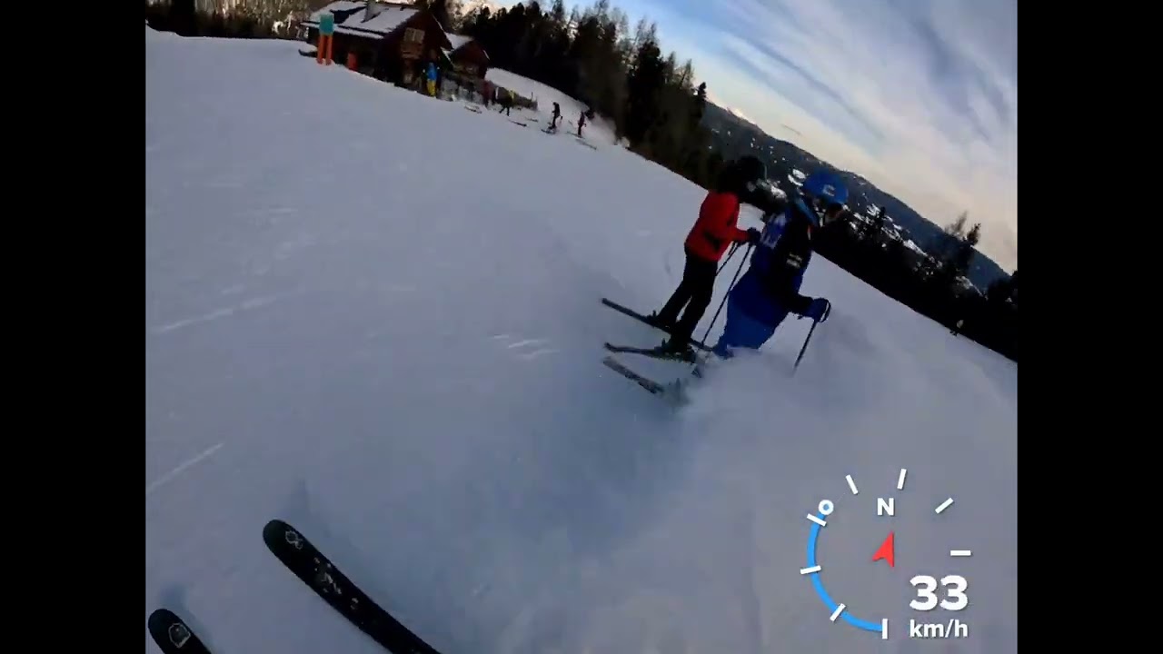 skiing, gut wedr, little bit of šusen, Fanningberg