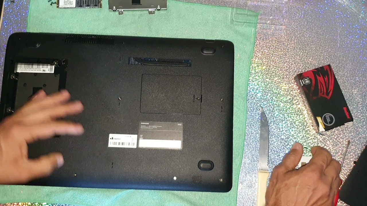 Instalando ssd m2 240gb no notebook samsug np300e5k e34