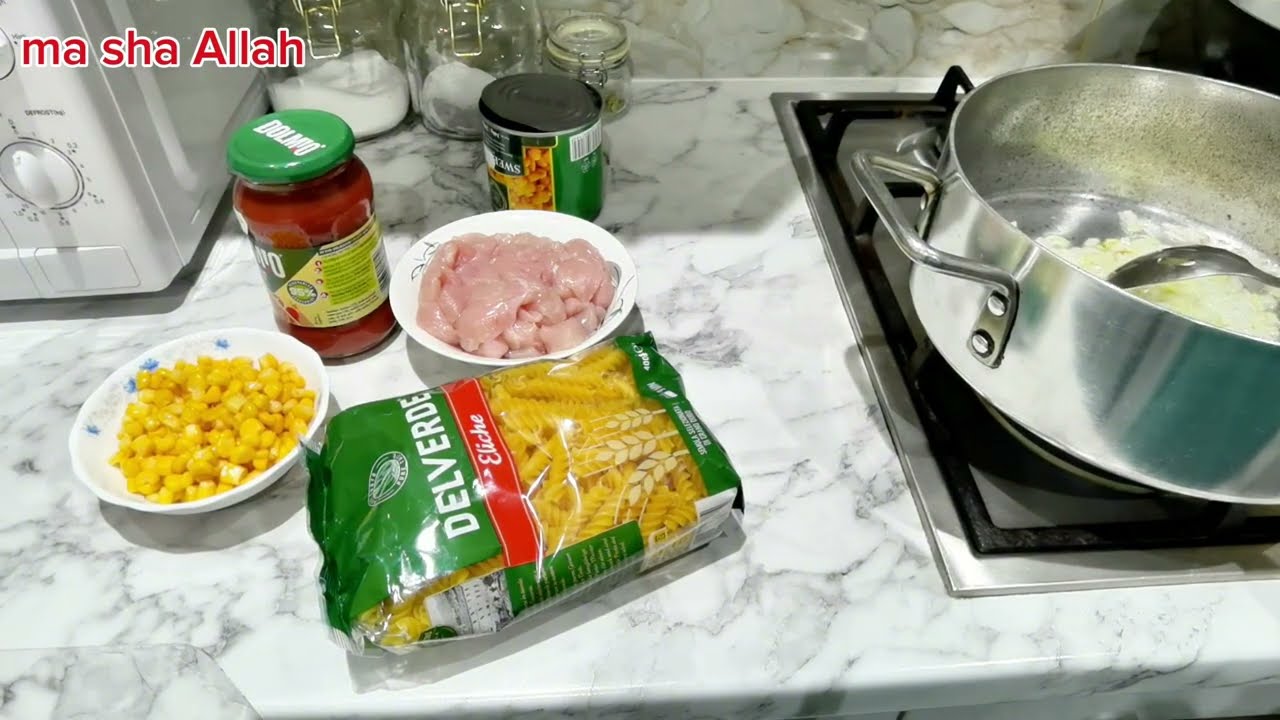  Delicious chicken pasta recipe | children favorite food | easy recipe azrakikitchen