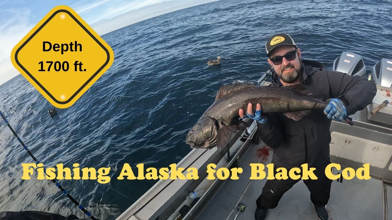 Black Cod Fishing 1700 Feet Deep in Sitka, Alaska