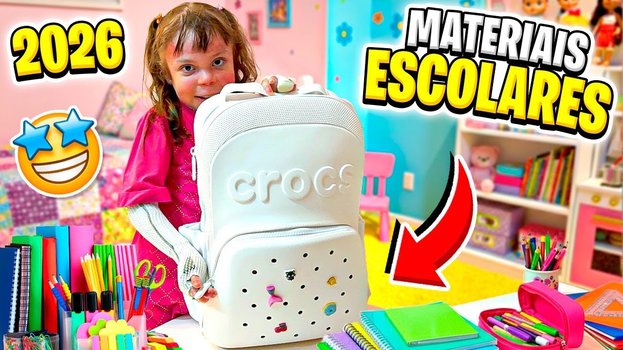 MATERIAS ESCOLARES DE ELOAH DE 2026 | Dia a Dia com Amanda