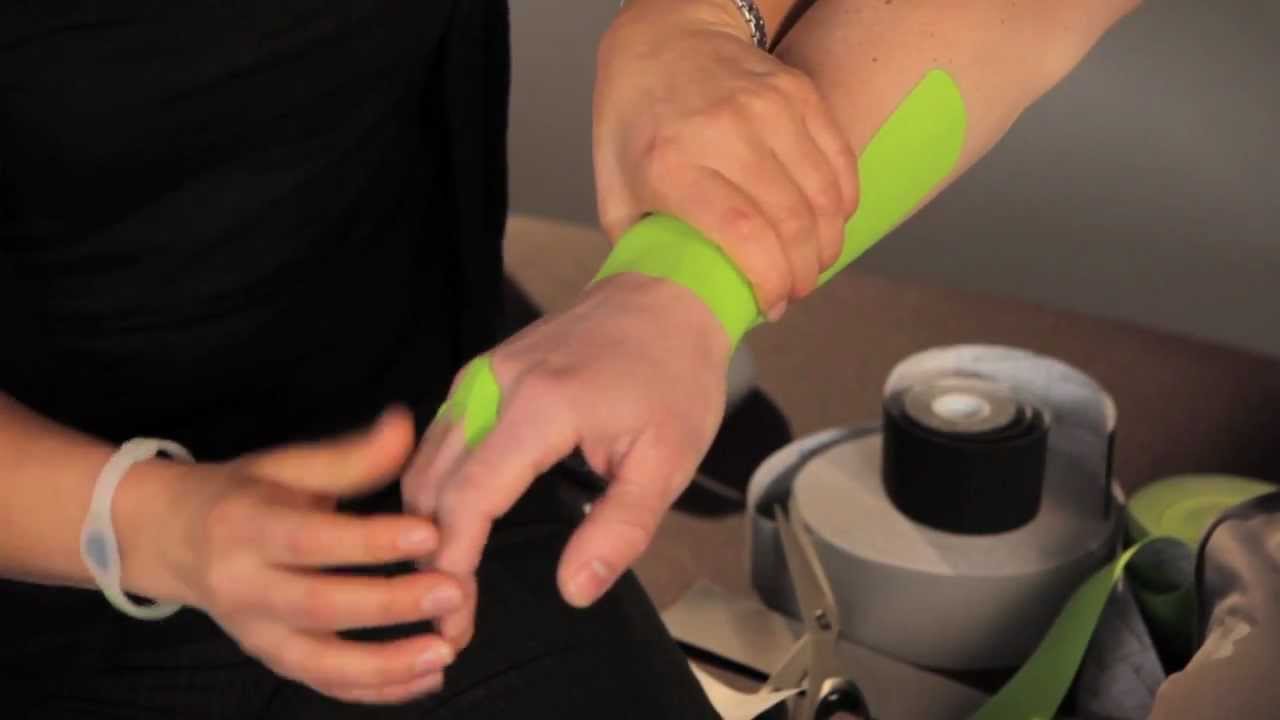 PerformTex Tape.  How To Tape for Carpal Tunnel Support and Pain