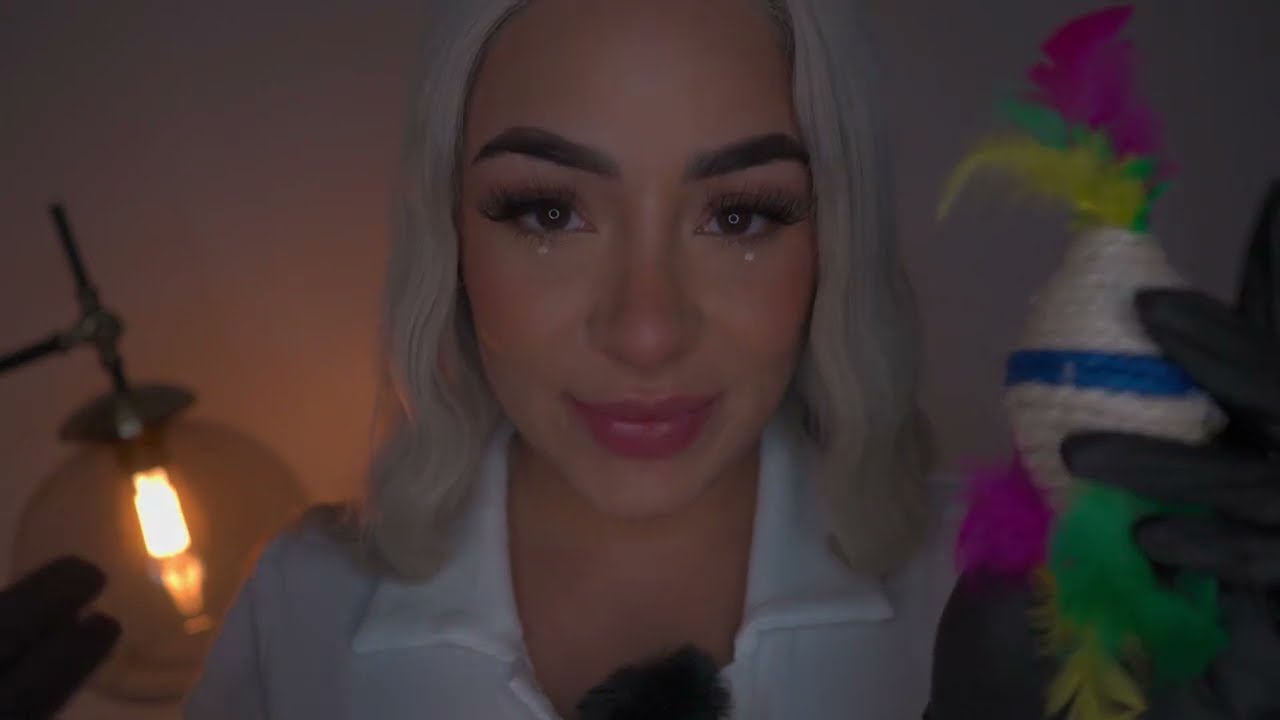 asmr examen de nervios craneales - asmr RELAJANTE | SAMII HERRERA