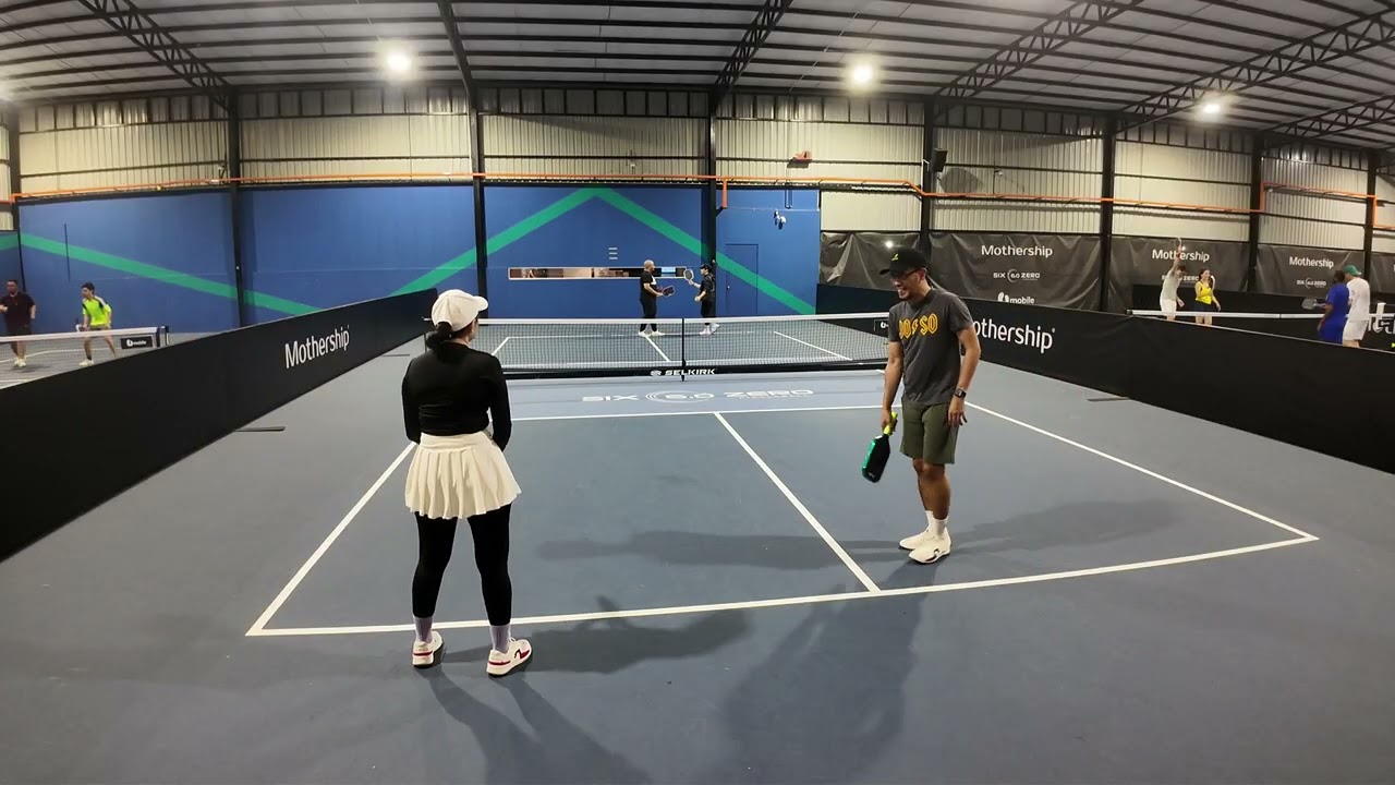 Famo/Ann v Harris/Yan | Guided Play + Titan | 3 Sets | Mothership Pickleball