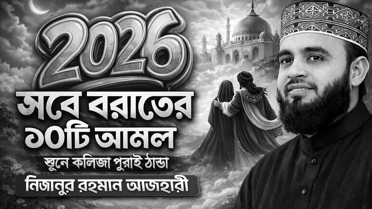 শবে বরাতের ১০টি আমল 2026 | মিজানুর রহমান আজহারী | mizanur Rahman azhari | Bangla waz