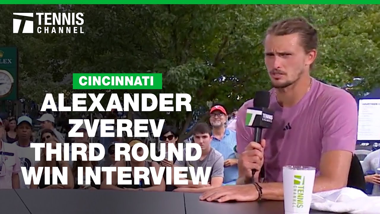 Alexander Zverev’s Passion for Podcasting | 2024 Cincinnati Third Round