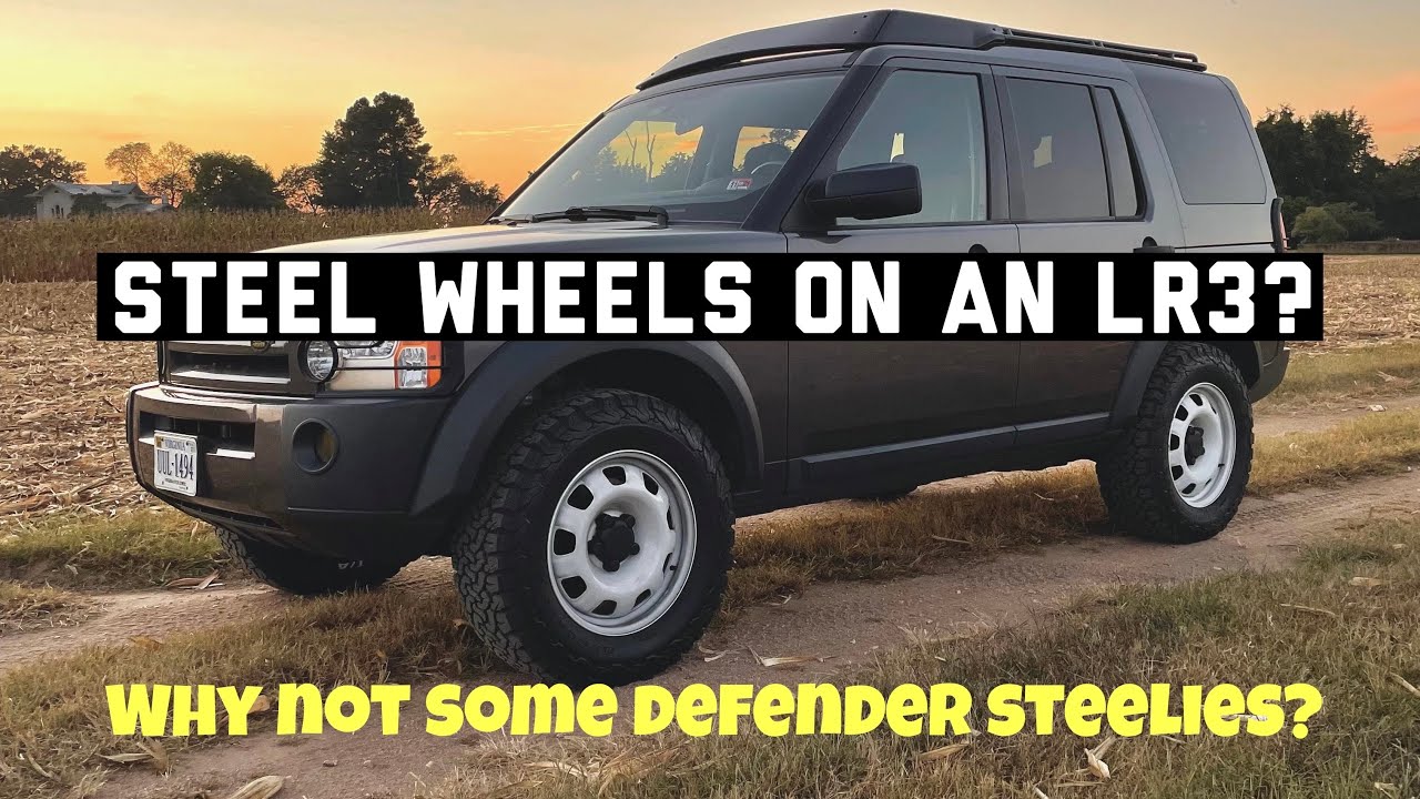 Looking for steel wheels on your LR3? I chose 2020 Defender white steelies!