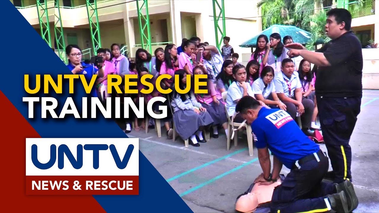 Basic Life Support Seminar, isinagawa ng UNTV sa mga estudyante at guro sa Laguna