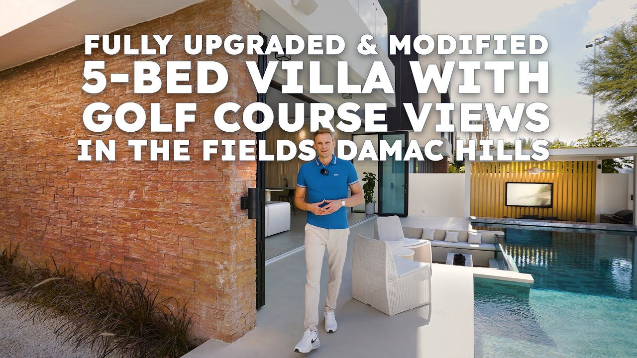 Luxurious 5-BR villa with private pool and fire pit in Damac Hills