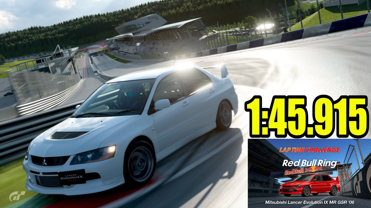 GT7 - Lancer Evo IX MR '06 - LAP TIME CHALLENGE 1:45.915 - RED BULL RING