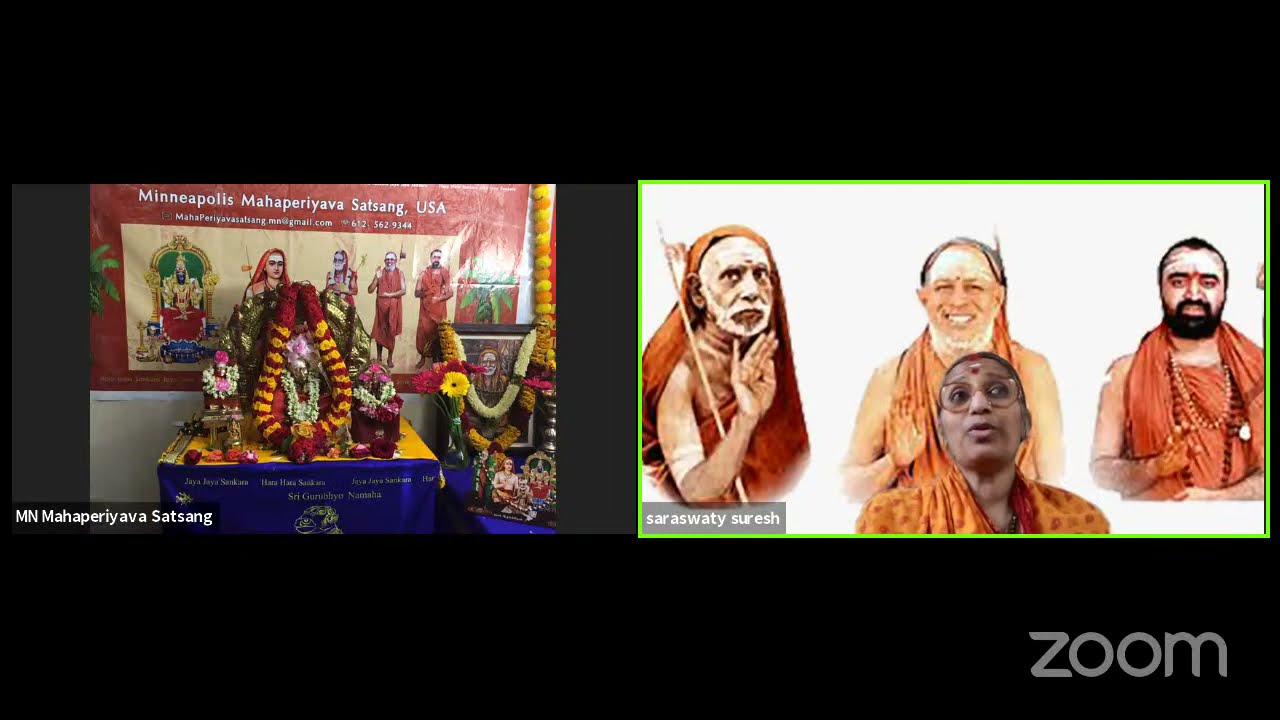 Why I follow Dharmāchārās by Smt. Saraswathy Panchanathan Suresh