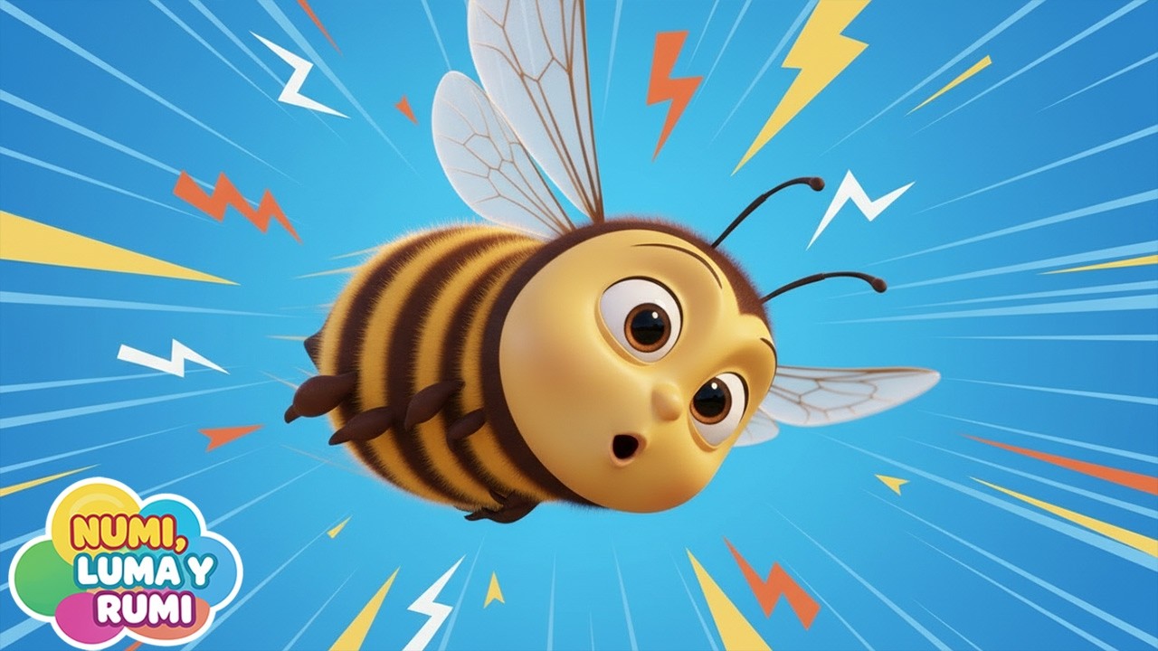 🐝 Abejitas Juguetonas ☀️ | Canción Infantil de Flores y Miel