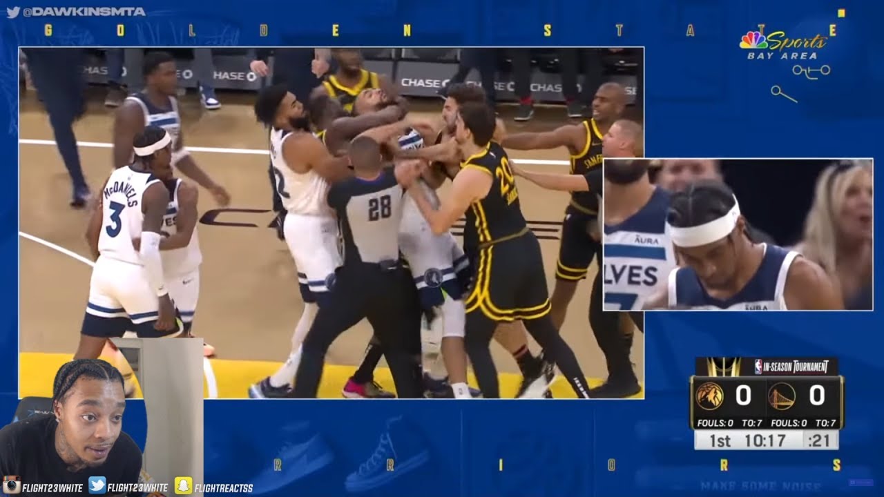 FlightReacts To WOLVES at WARRIORS | NBA IN-SEASON TOURNAMENT! | FULL HIGHLIGHTS | November 14, 2023