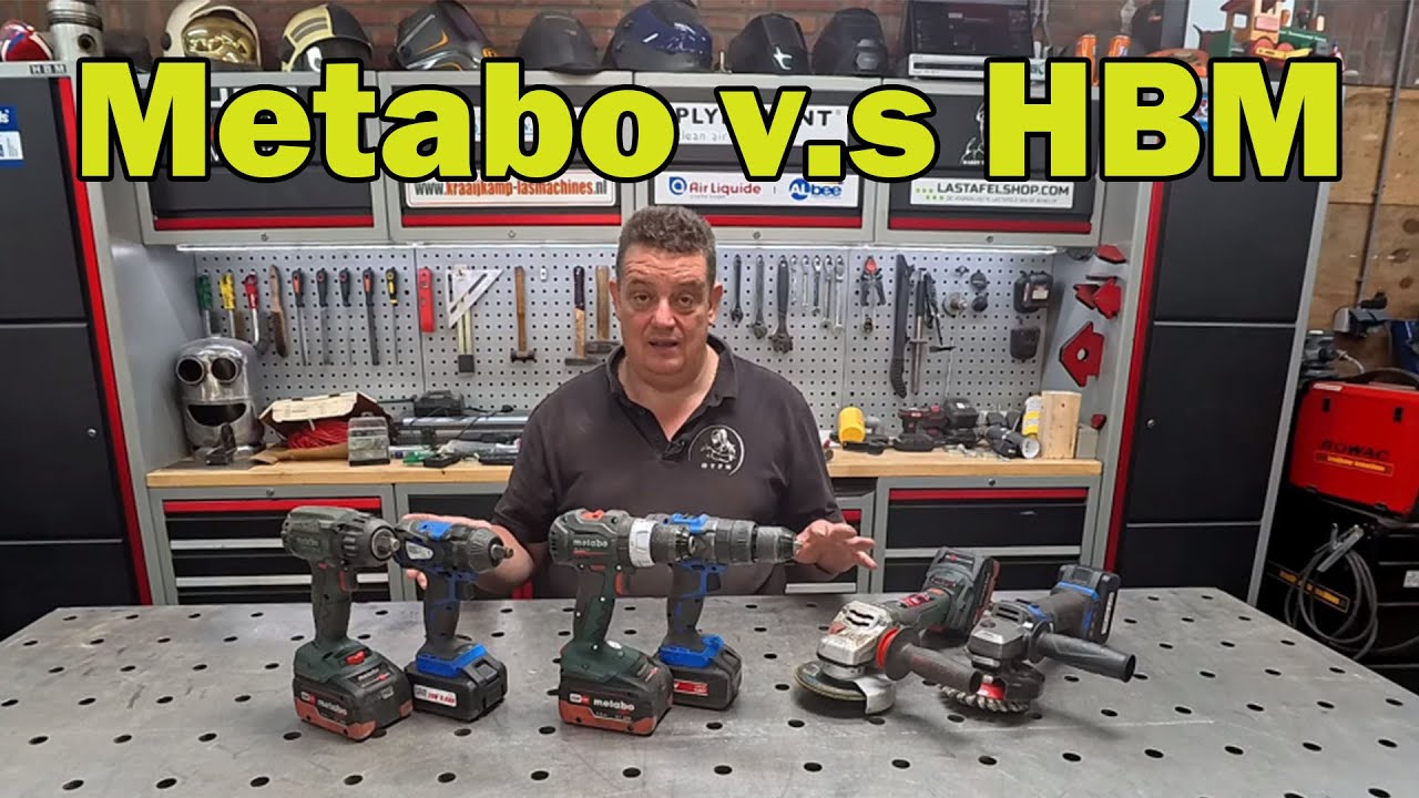 Accu gereedschap van HBM en Metabo wat zijn de verschillen.