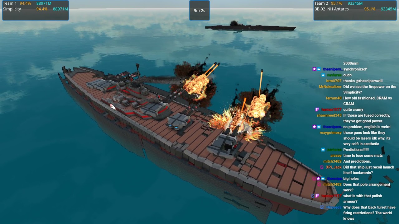 Battleship Brawl S6E16 Simplicity vs Antares | From The Depths