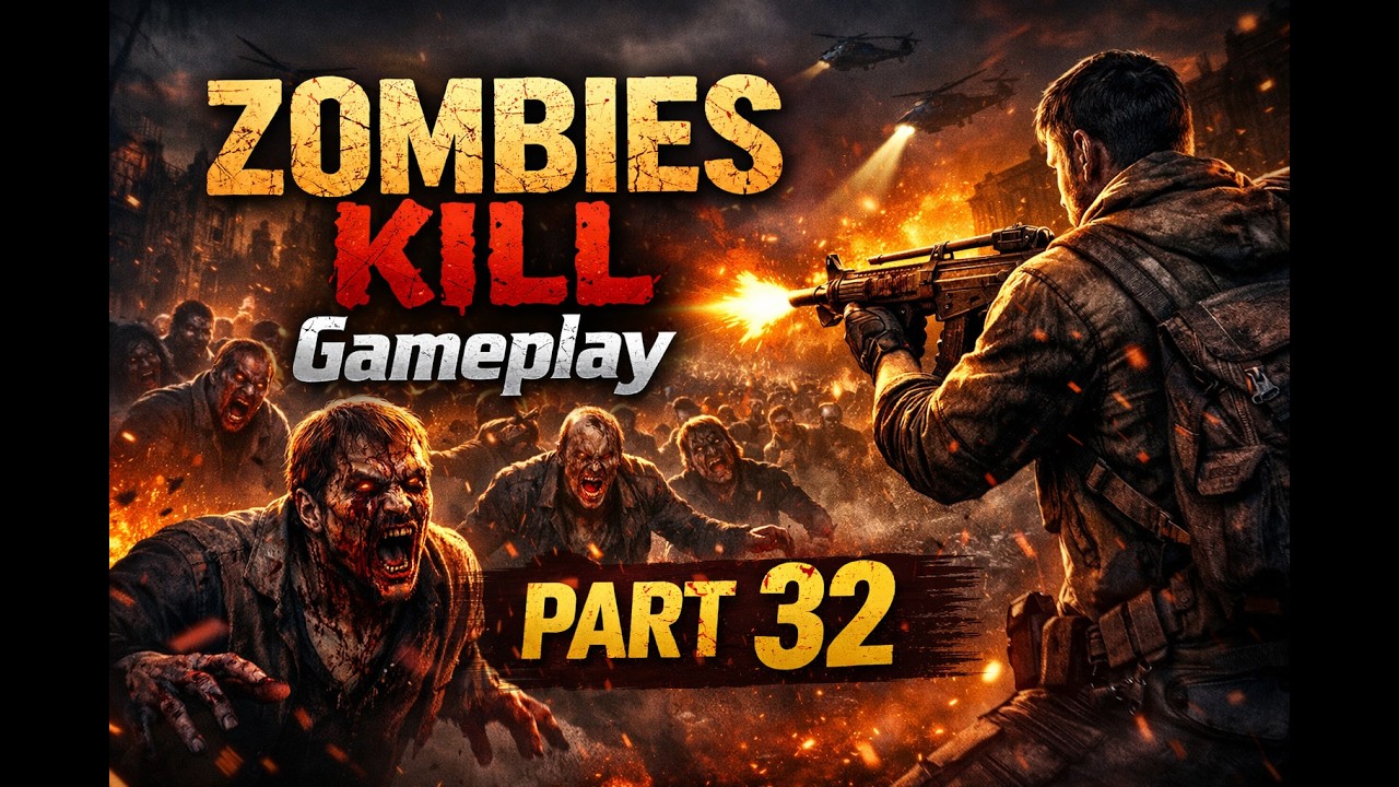 Zombies Kill Gameplay Part 32 #zombiegameplay #zombie #zombiesurvival