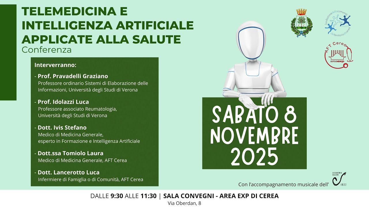 Telemedicina e Intelligenza Artificiale applicate alla salute | Progetto alfabetizzazione sanitaria
