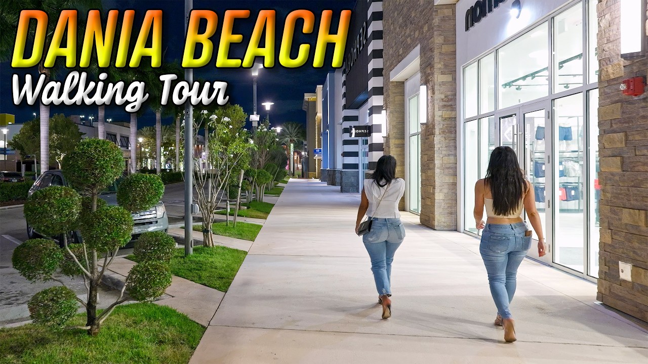 Dania Beach Florida - Dania Pointe Walking Tour