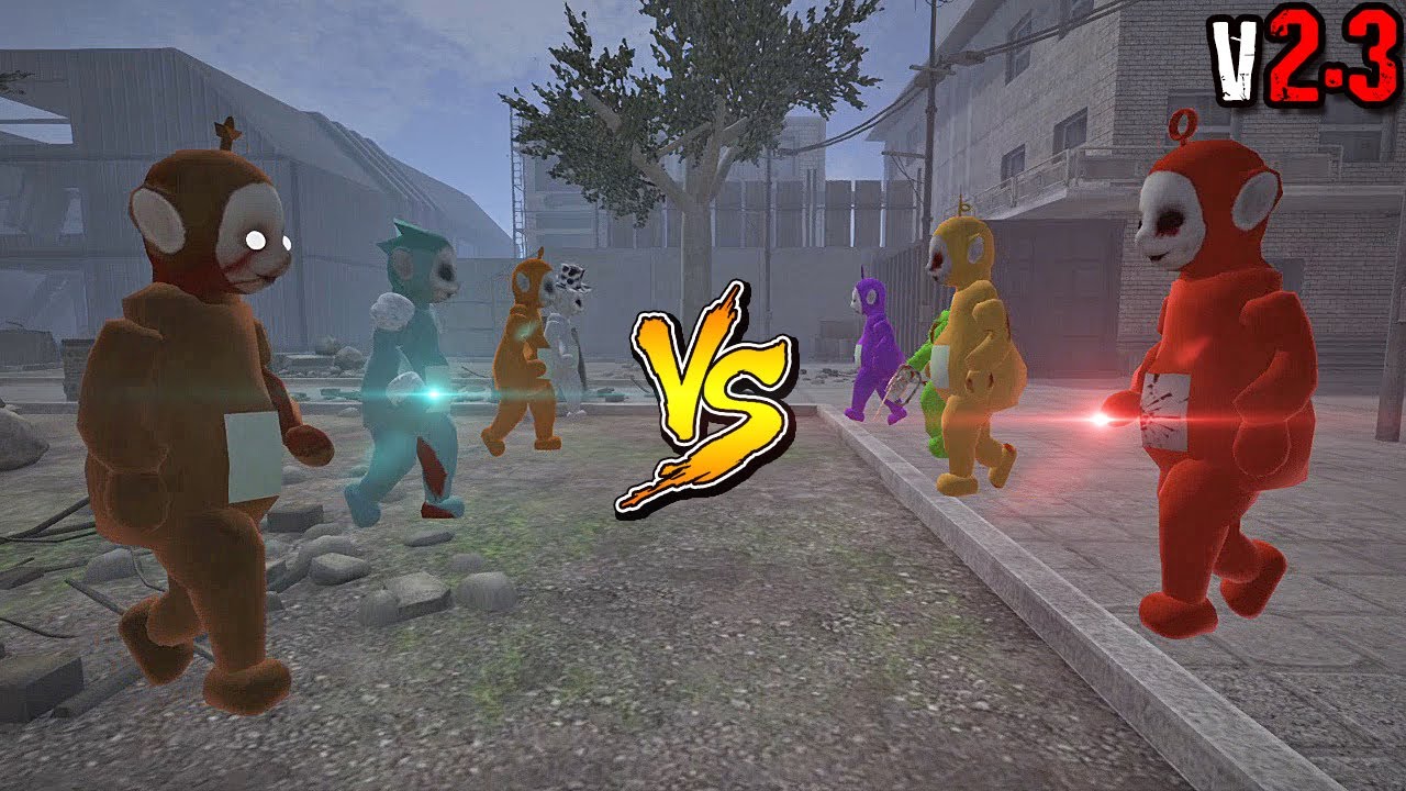 EPICO !! TELETUBBIES FASE 1 VERSUS NUEVOS FASE 1 !! 😱🔥 - SLENDYTUBBIES 3 (HORROR GAME)