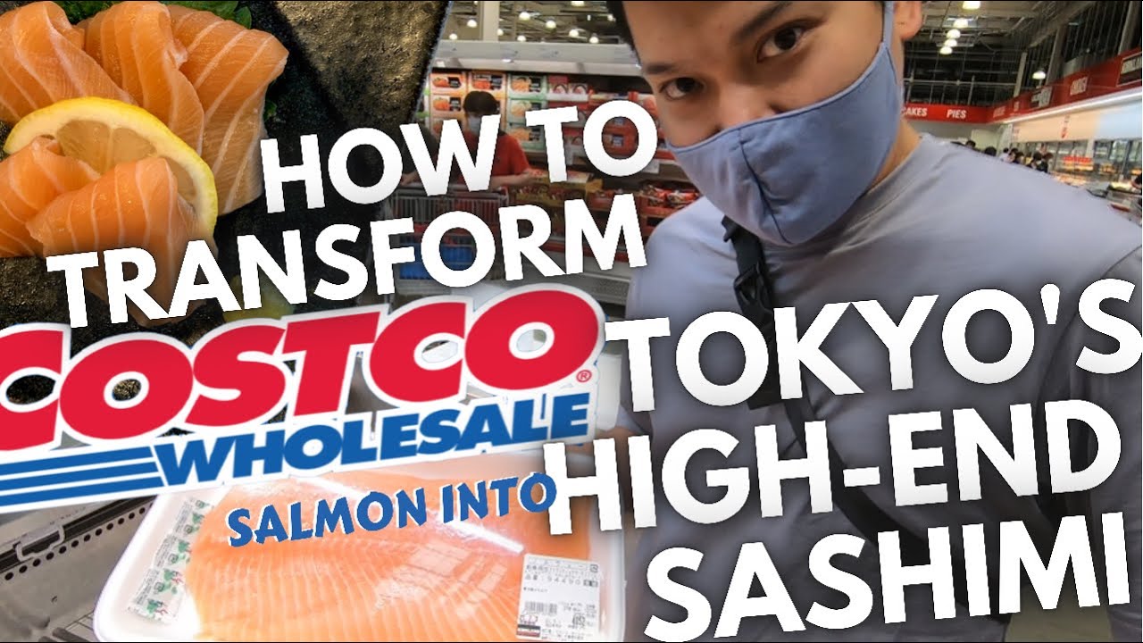 [Как приготовить сашими из лосося] От Costco до высочайшего качества от суши-мастера! Шеф-повар с...
