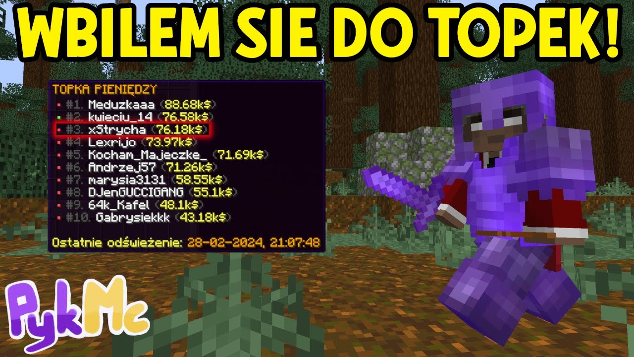 JAK ZDOMINOWAŁEM SERWER LIFESTEAL W 24H (pykmc.pl)