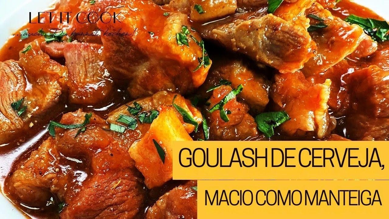 Goulash de cerveja: um clássico irresistível