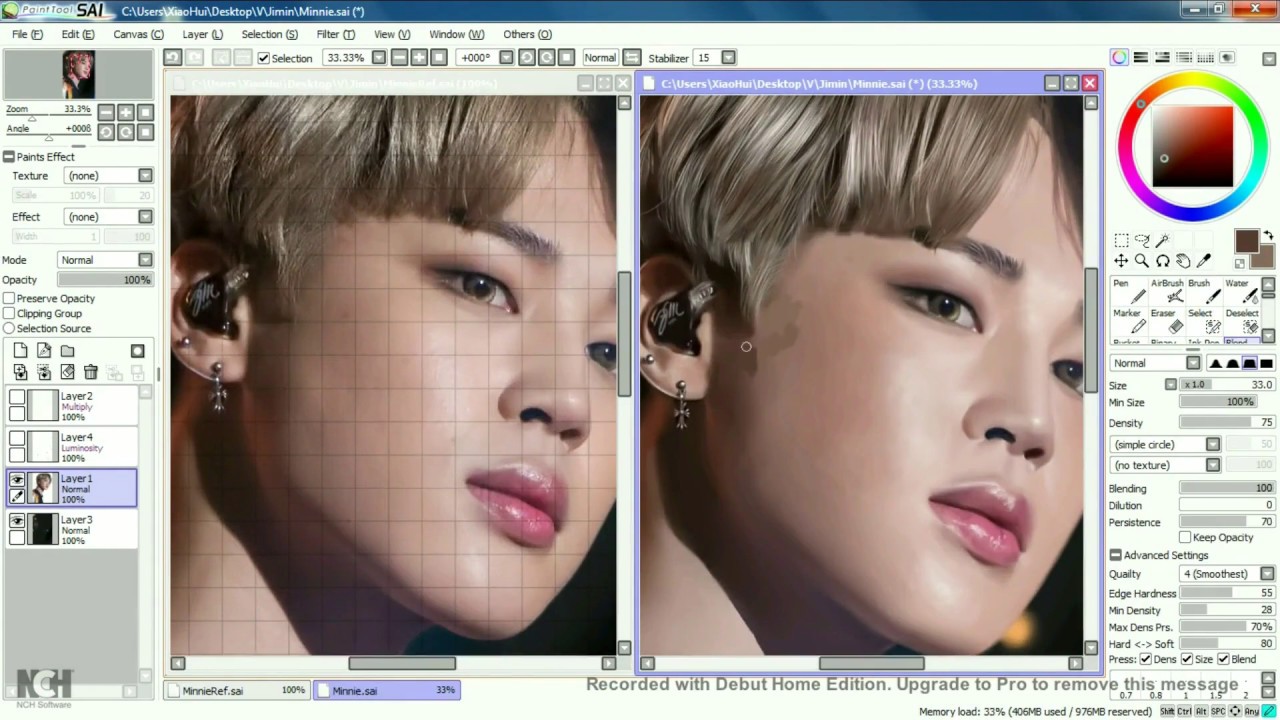 BTS Park Jimin Speedpaint