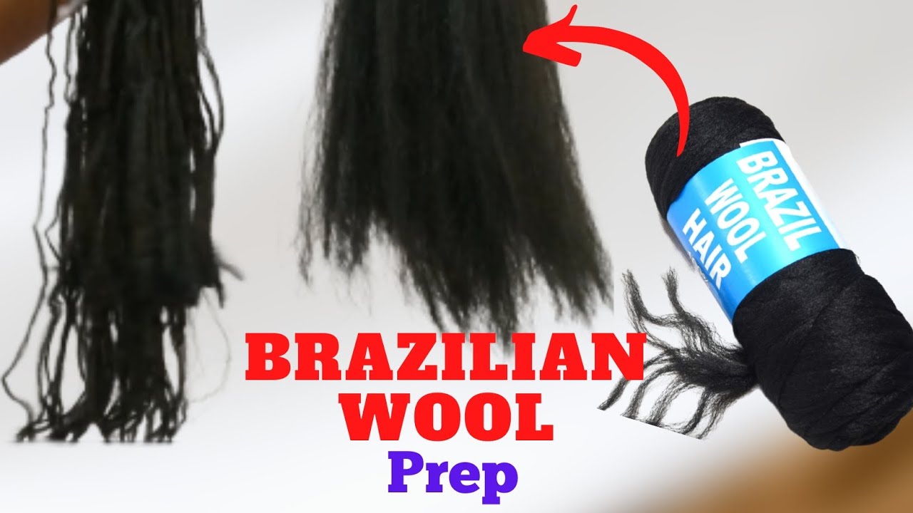 5 MINUTES QUICK BRAZILIAN WOOL PREP FOR HAIRSTYLES II SARAH ACQUAH