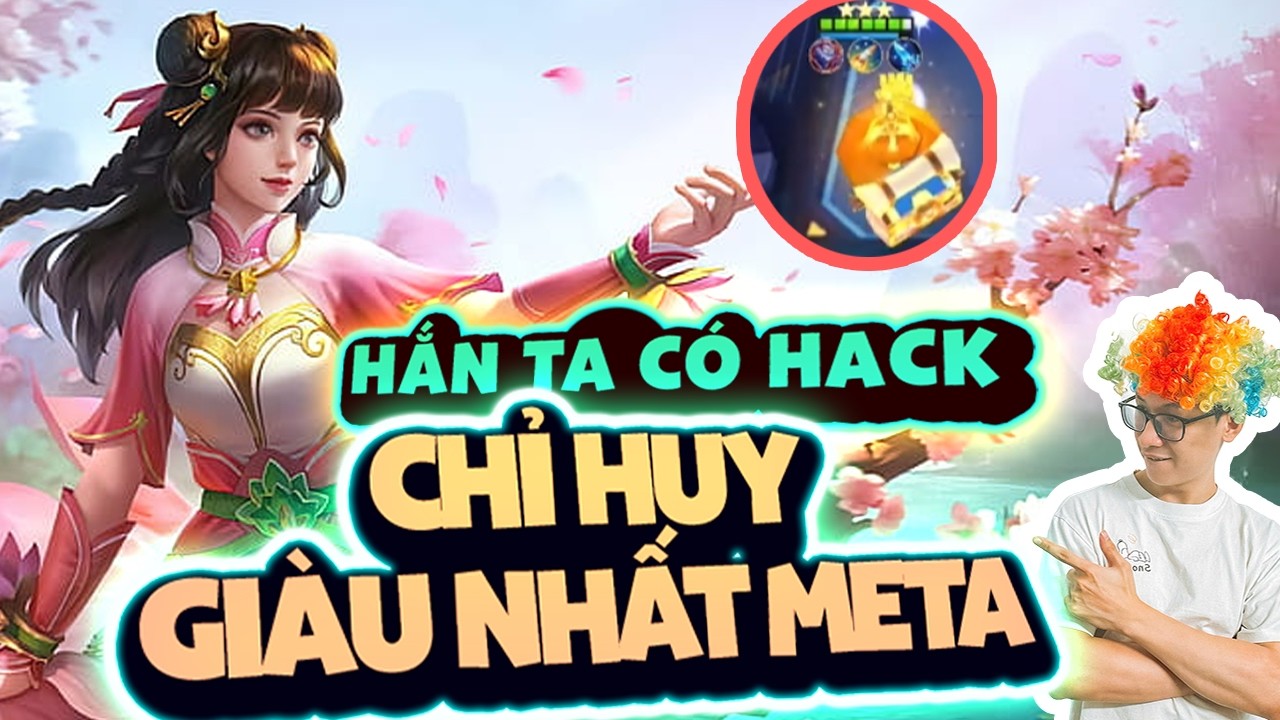 MCGG | HẮN TA CÓ HACK? | CHỈ HUY GIÀU NHẤT META #MCGG #MAGICCHESSGOGO #SLY #SLYMCGG