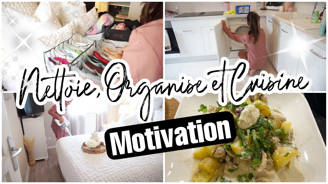 ✨NETTOIE, ORGANISE ET CUISINE AVEC MOI // MÉNAGE ET RANGEMENT