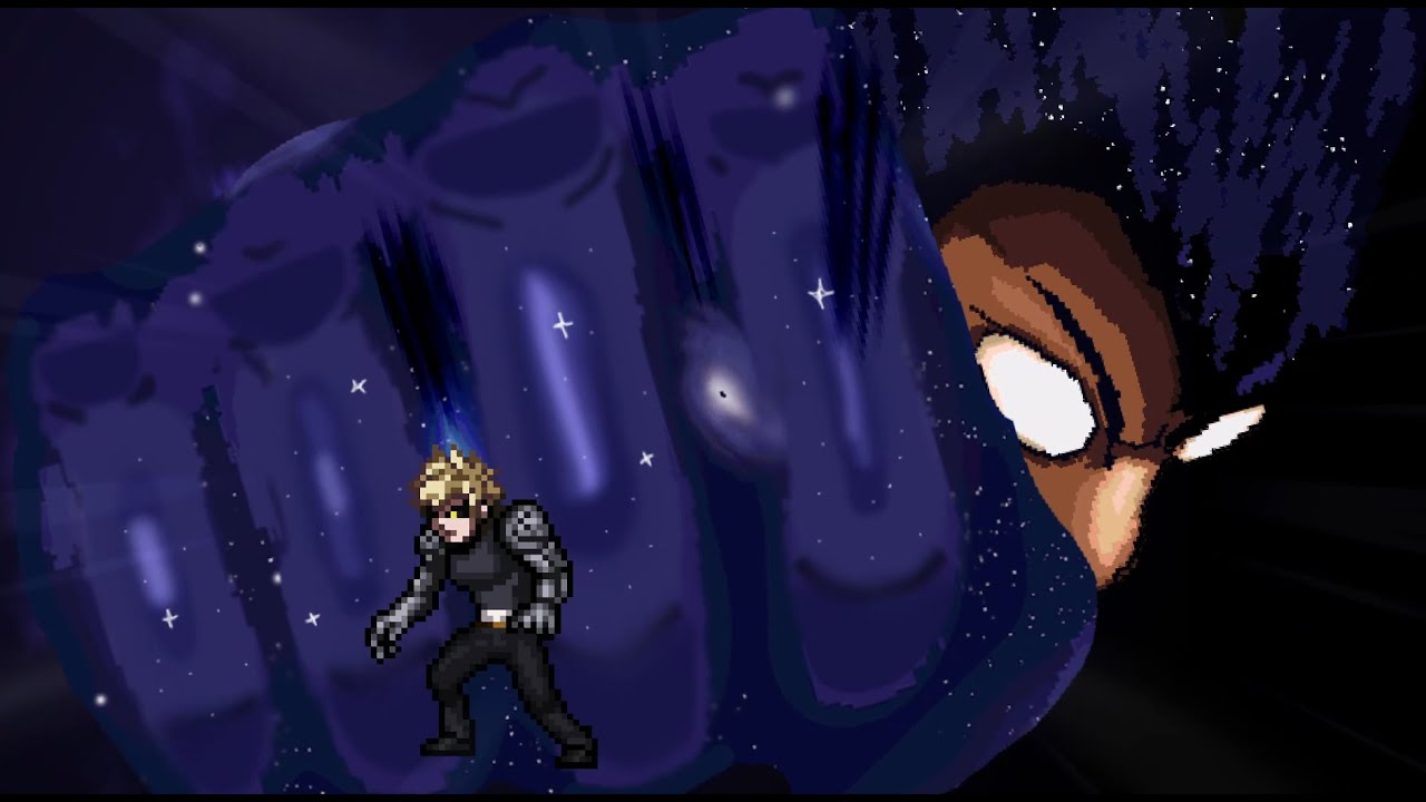 [Mugen Jus] Death Punch and Serious Side Way Jumps Cosmic Garou