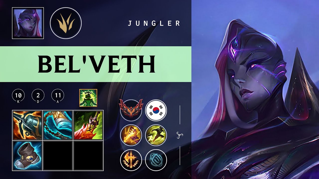 Bel'Veth Jungle vs Viego - KR Grandmaster Patch 26.02