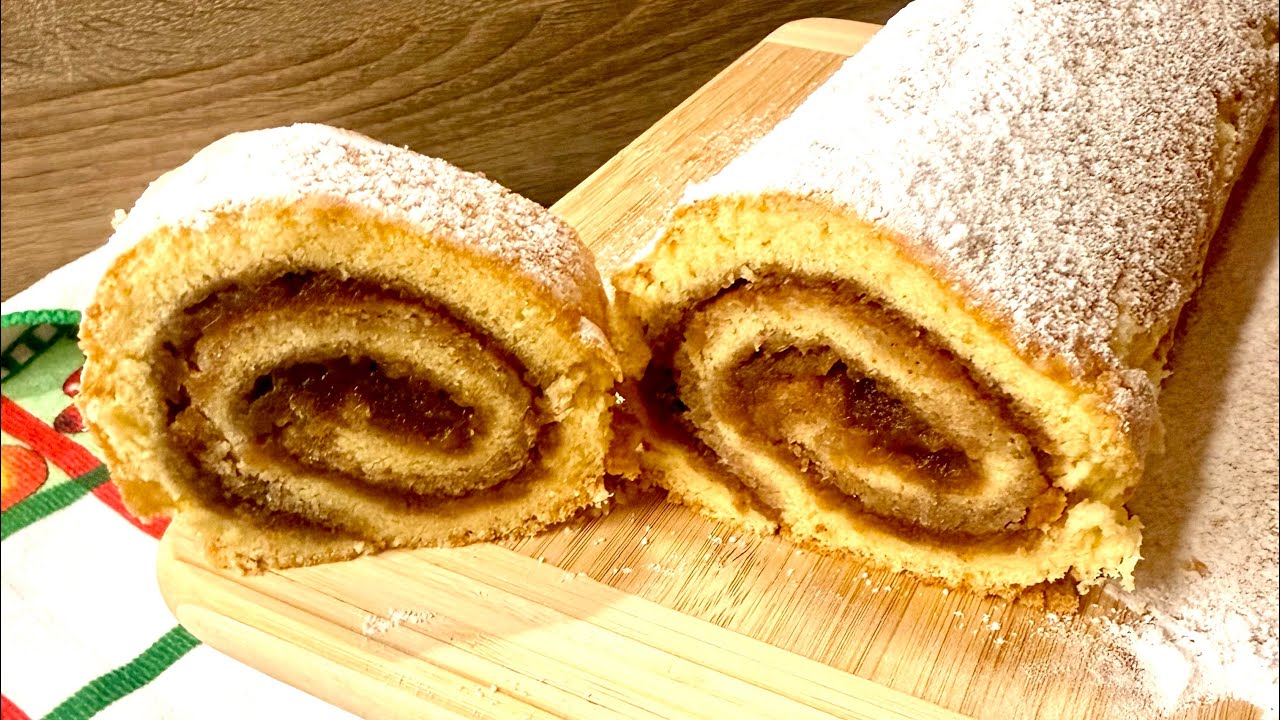 Najmekši rolat sa jabukama koji morate probati😋🍎Domaći kolač naših starih baka🥰🥰