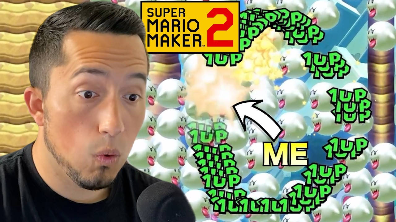 THERE'S MORE THAN 300 BOOS IN HERE!! | Expert NO CHECKPOINT Challenge!! (Super Mario Maker 2)