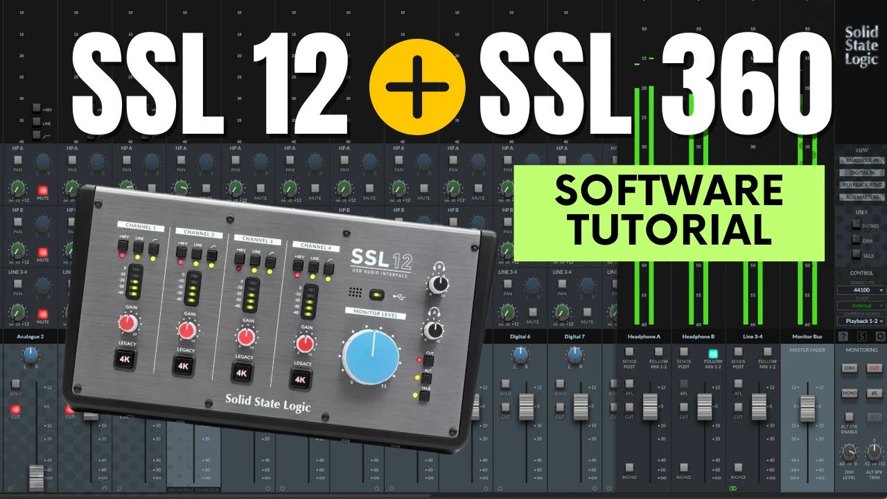 Учебное пособие по программному обеспечению SSL 12 | SSL 360 &mdash; маршрутизация, настройки и многое ...