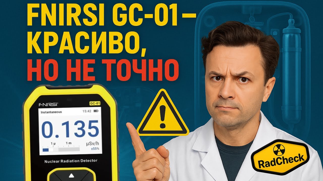 Обзор FNIRSI GC-01: дозиметр или игрушка? | RadCheck