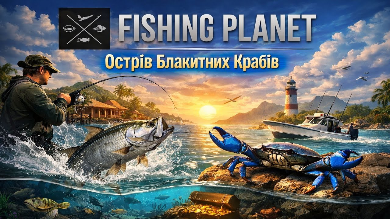 Острів Блакитних Крабів | Fishing Planet