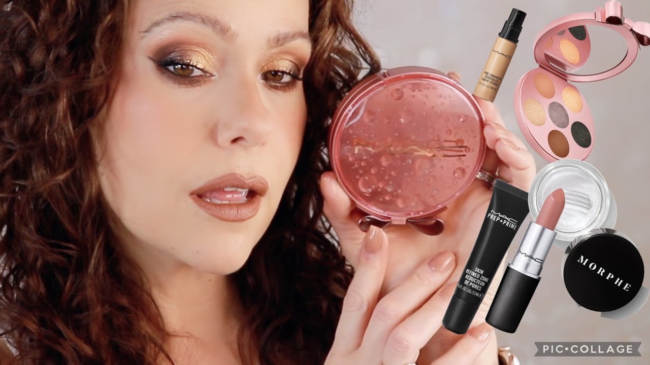 TRYING NEW MAKEUP| MAC HOLIDAY PALETTE| MORPHE DUPE FOR ELF BROW?