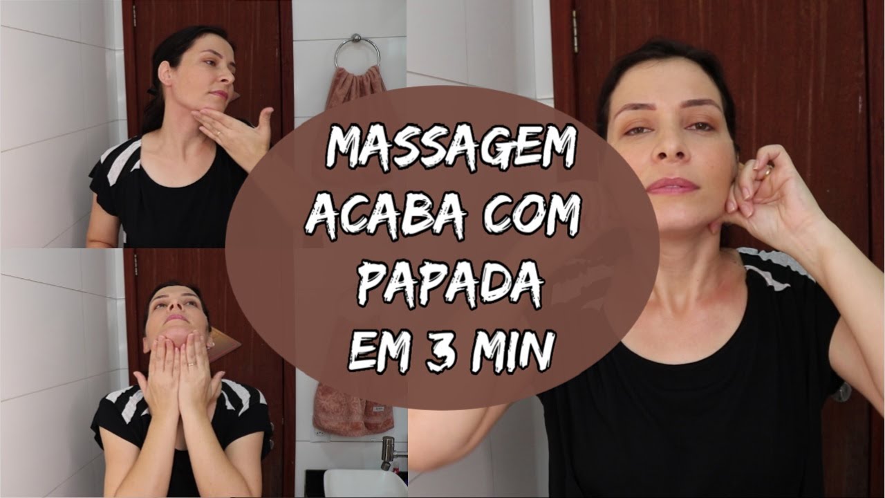 MASSAGEM COM DRENAGEM PARA ACABAR COM A PAPADA EM 3 MINUTOS