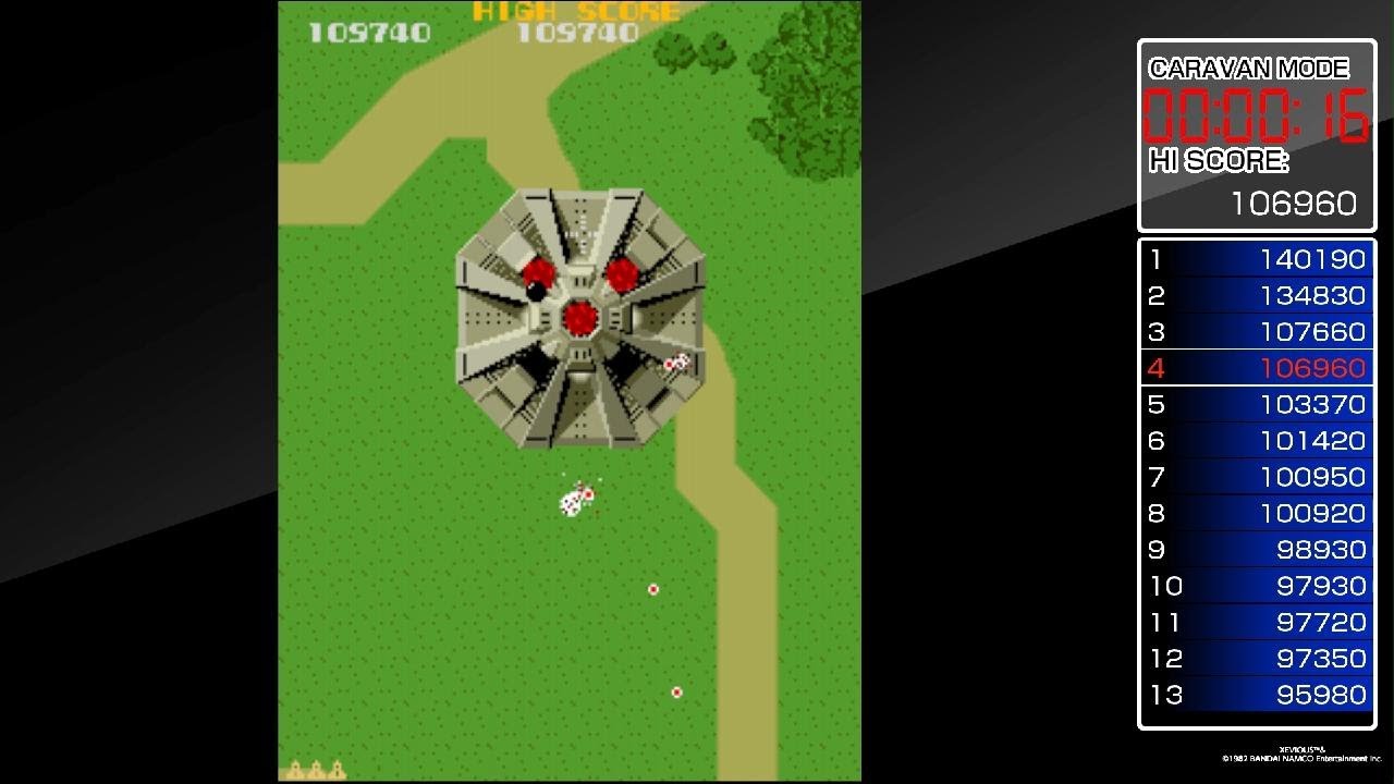 アーケードアーカイブス ゼビウス キャラバンモードエリア1_109,740点_20260105