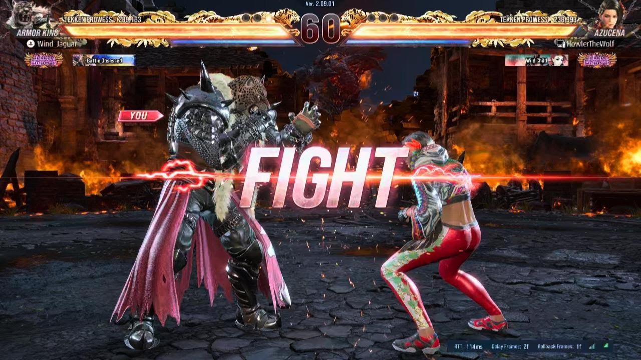 Armor King vs Azucena🔥 TEKKEN8 Ranked Match!