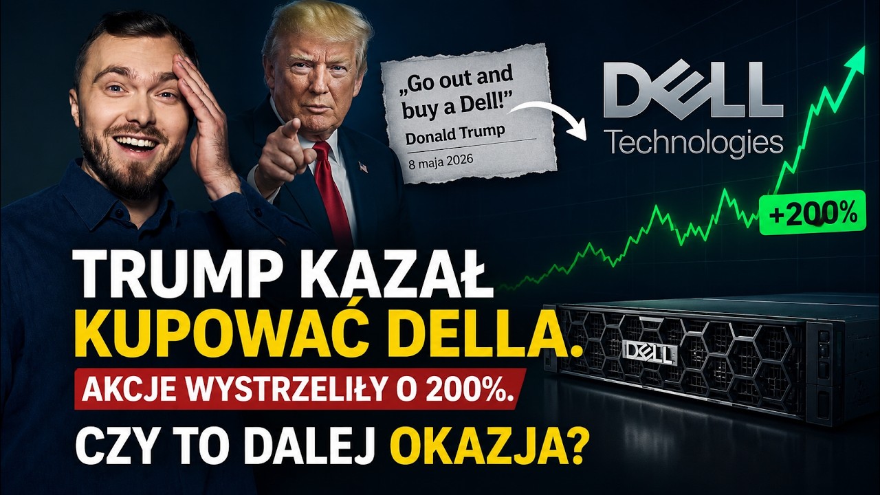 Trump kazał kupować Della. Akcje wystrzeliły o 200%. Czy to dalej okazja?