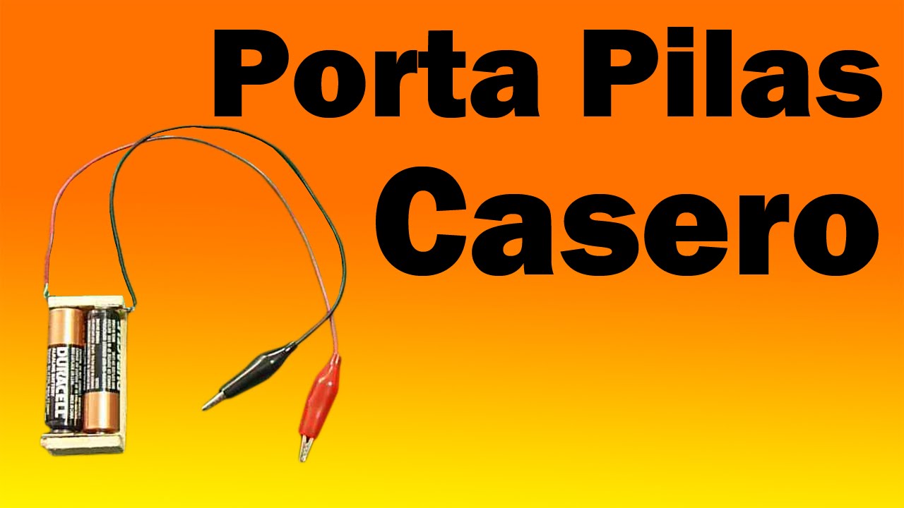 Como Hacer una Portapilas Casera (muy fácil de hacer)