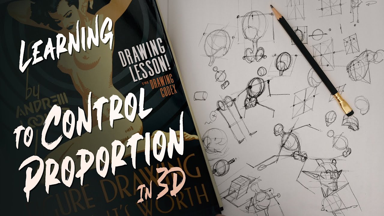 Learning to Make Your Character Drawings Solid |  Fundamentals - Loomis - Comics - Manga