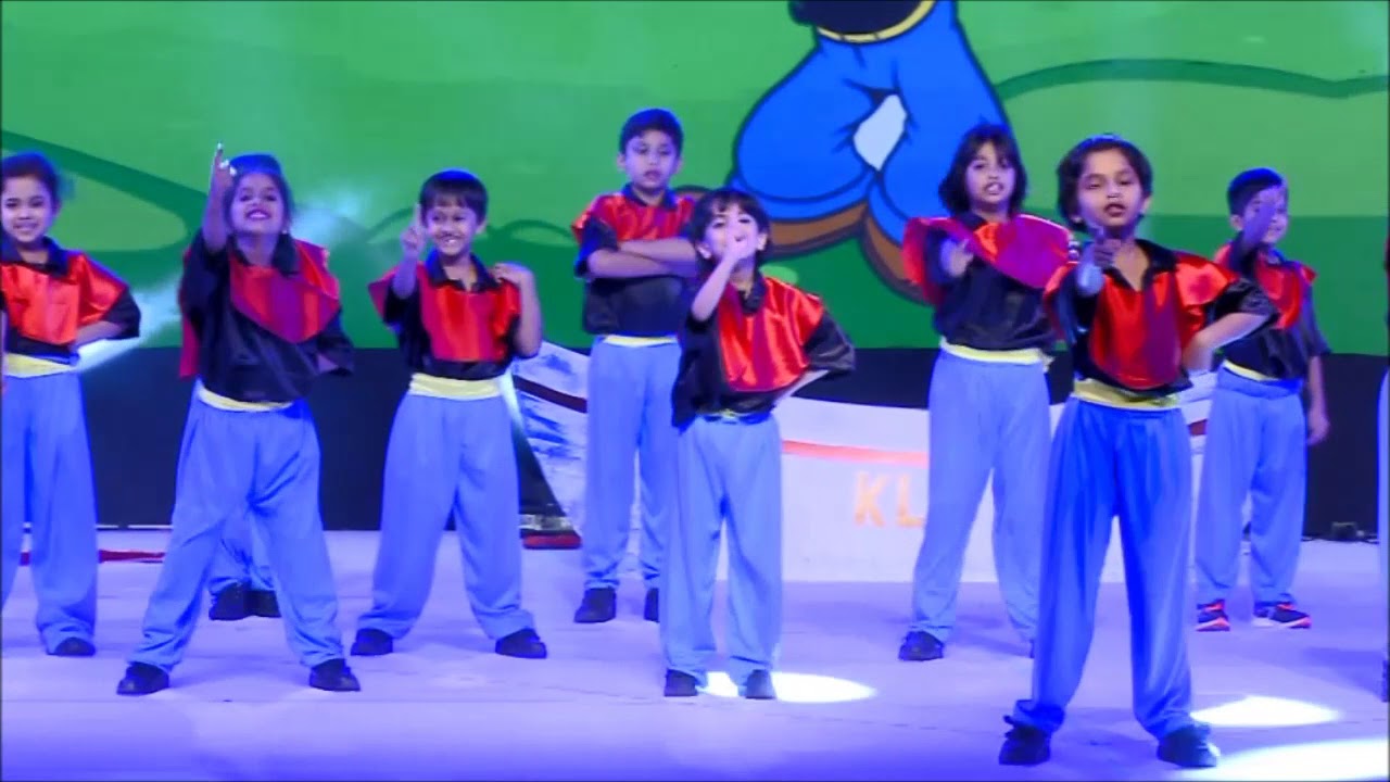 KLE School, Nagarbhavi, Annual Day 2017-18, Grade 2 Theme : Cartoon