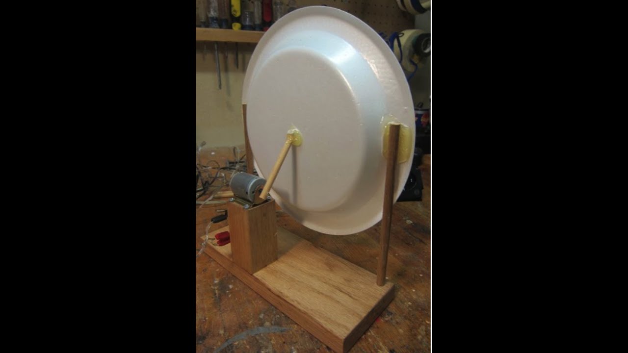 Homemade speaker made with a toy motor /// Homemade Science with Bruce Yeany
