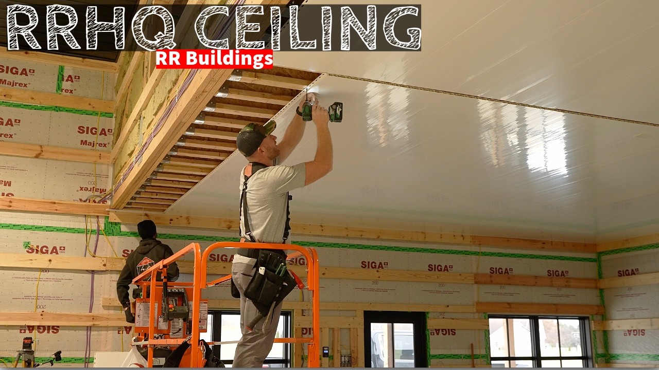 RRHQ 2.0 Wood Shop Ceiling Install w/ Trusscore