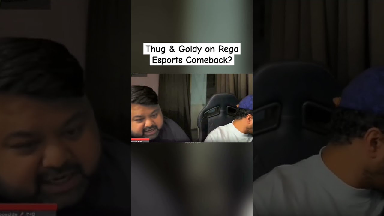Thug & Goldy Bhai on Regaltos Esports Comeback #8bitthug #goldybhai #regaltos