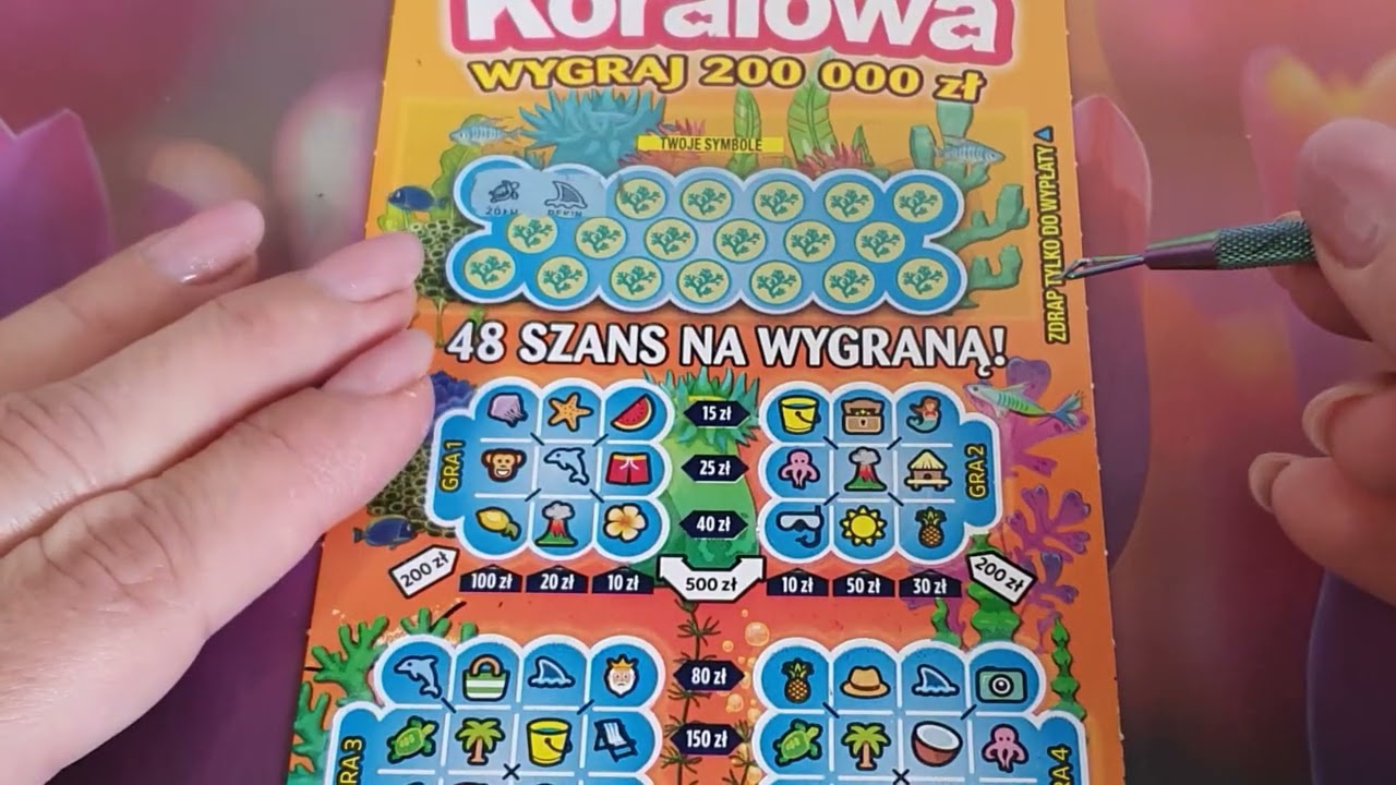 Zdrapki # 1136 mix za 70 zł , są trafienia🍀🍀🍀