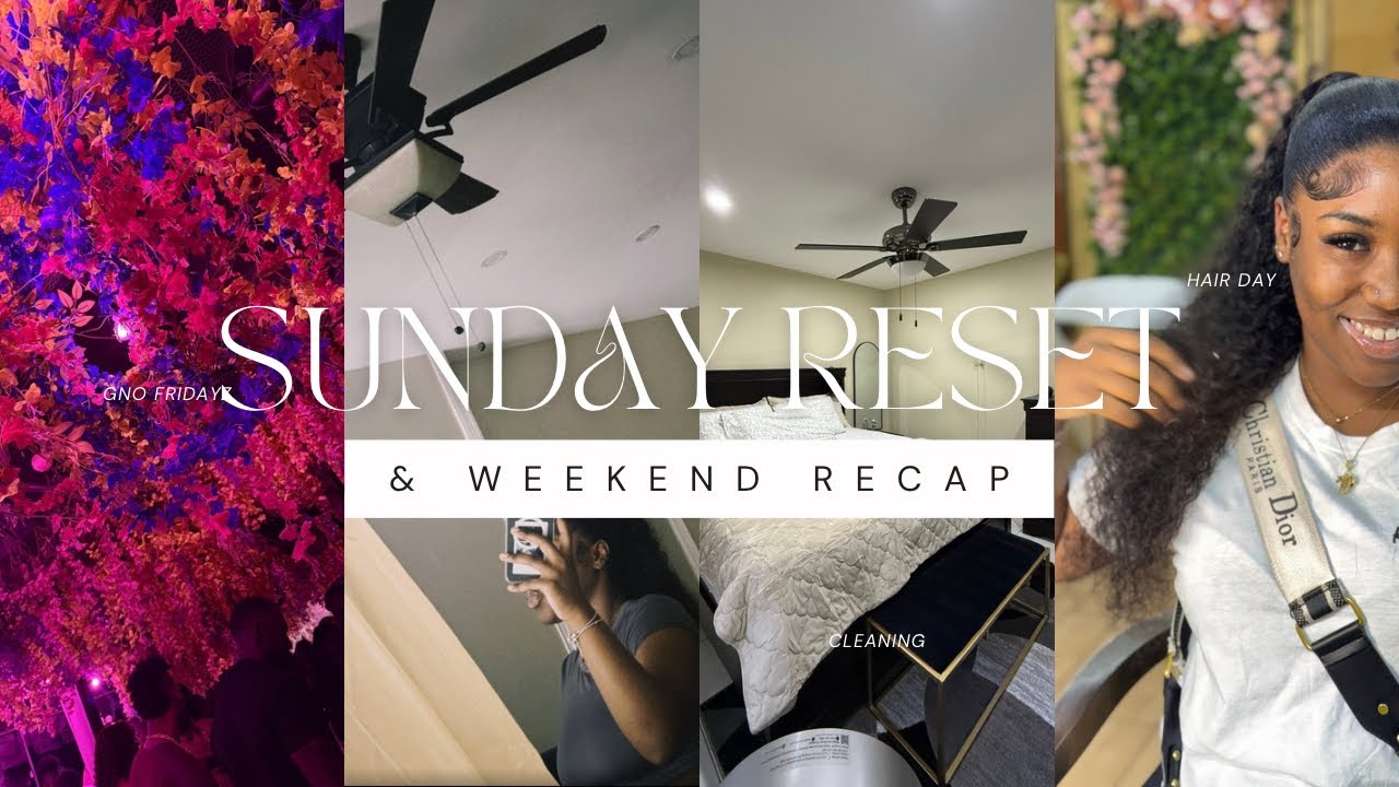 SUNDAY RESET🎀: cleaning🫧, home decor, gno & more♡